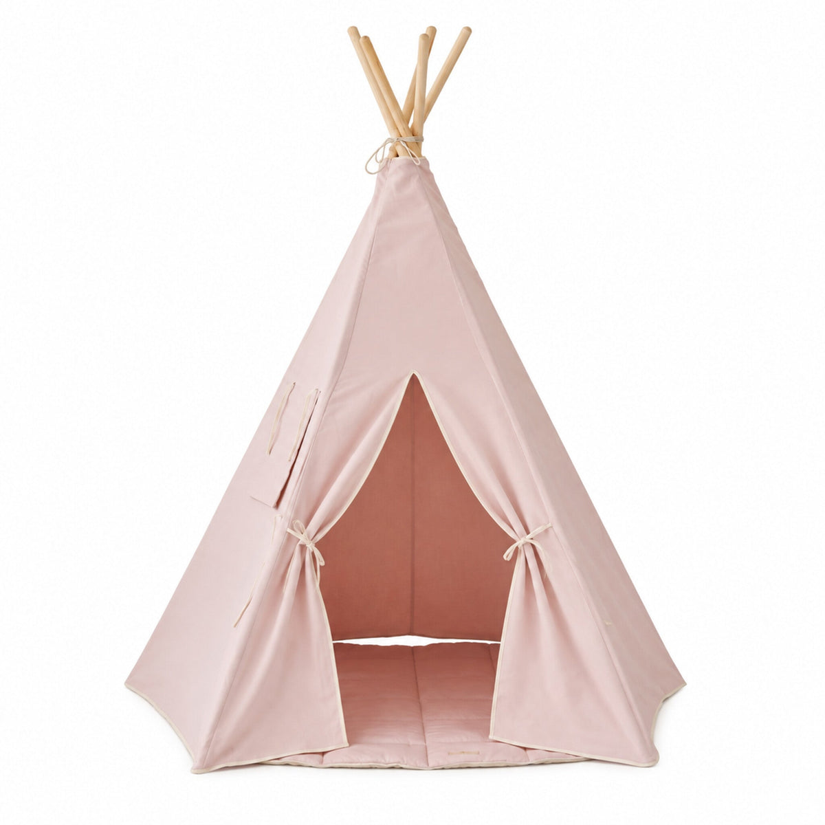 Blush Pink kids teepee, full view