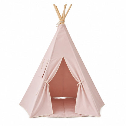 Blush Pink kids teepee, full view