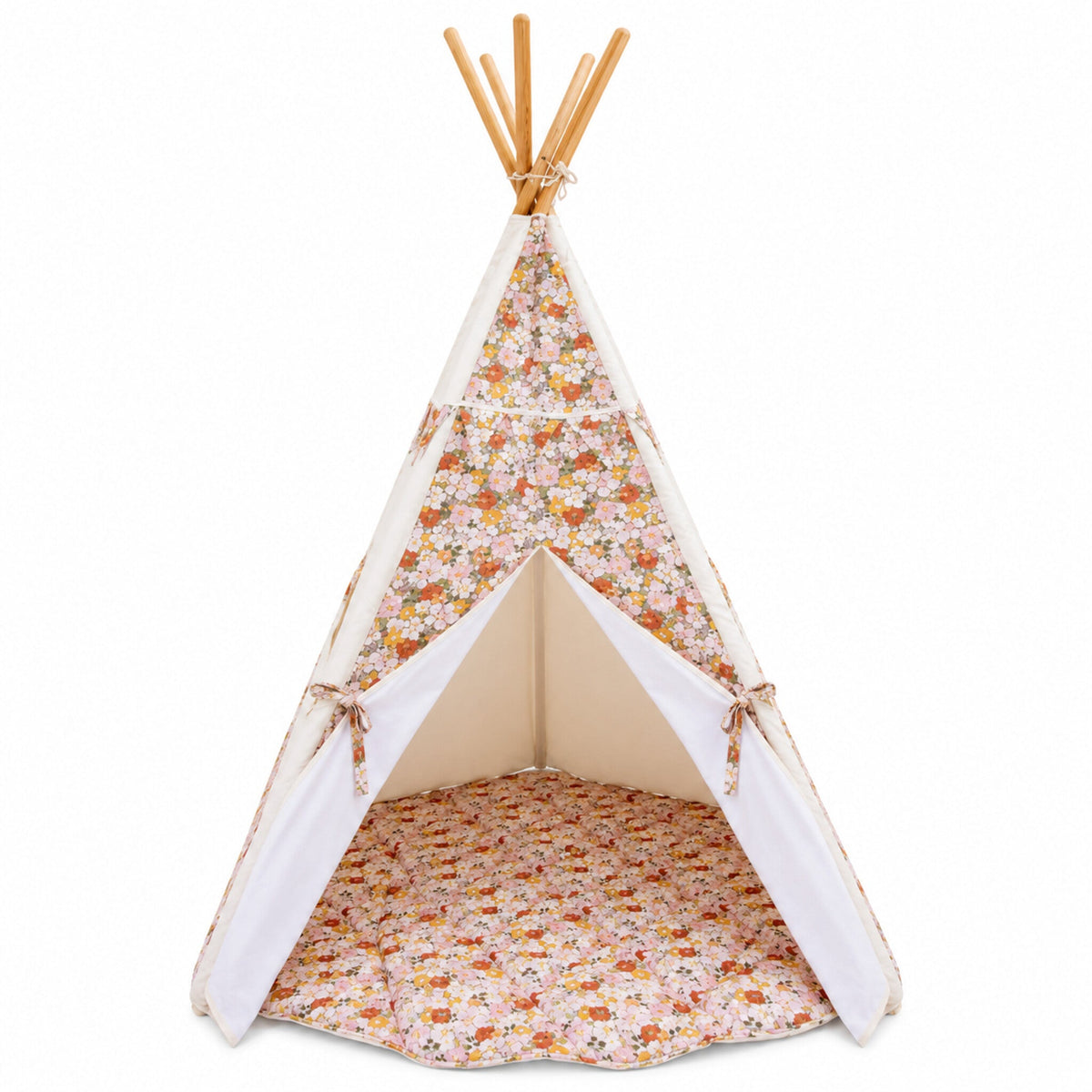 Green Garden kids teepee, full view