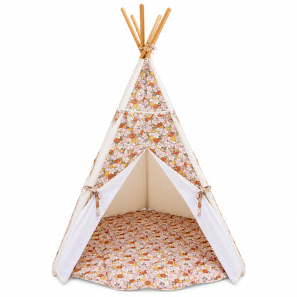 Green Garden kids teepee, full view