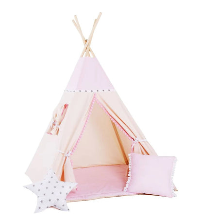 Pink Kids Teepee — view 3