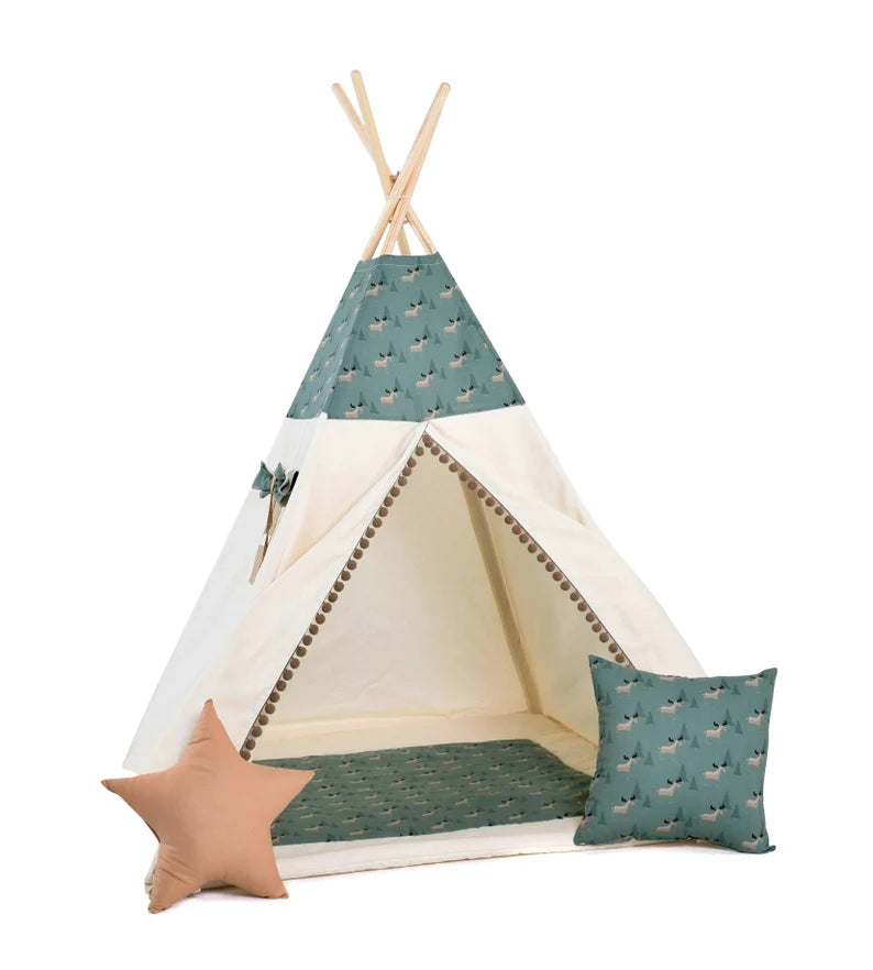 Christmas Deer Kids Teepee — view 2