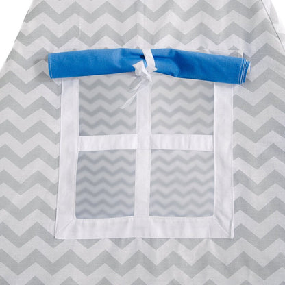 Blue & Grey Kids Teepee — view 4