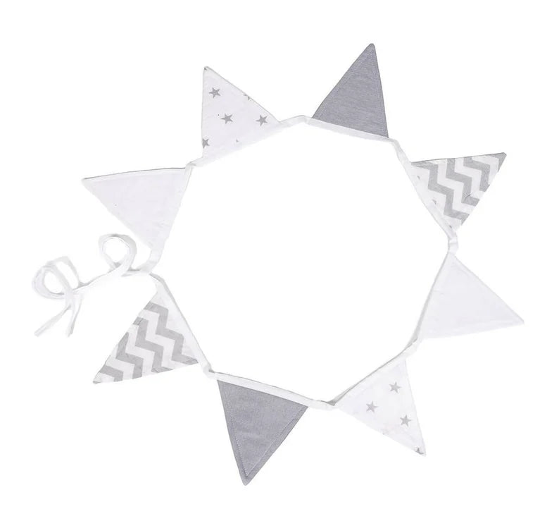 Grey Striped Kids Teepee — view 5