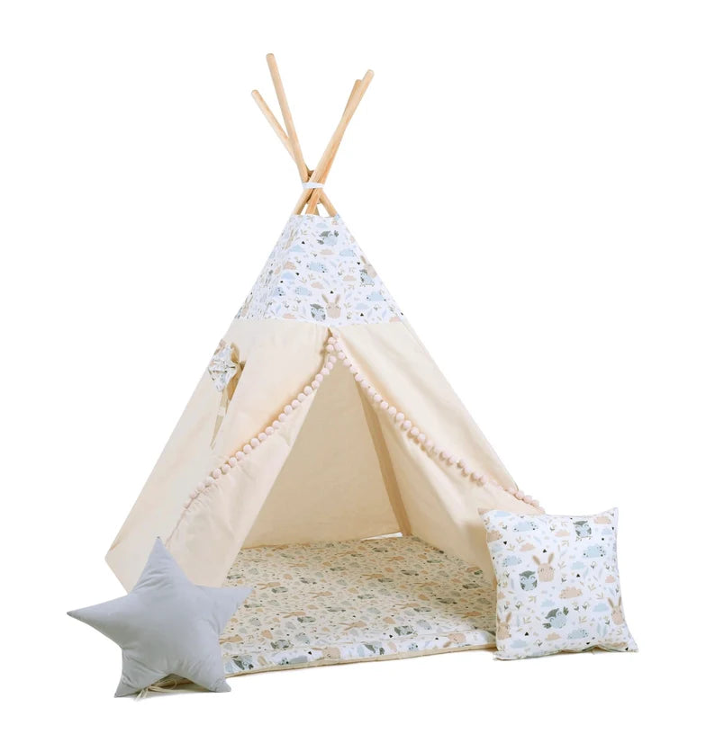 Woodland Animal Kids Teepee — view 3