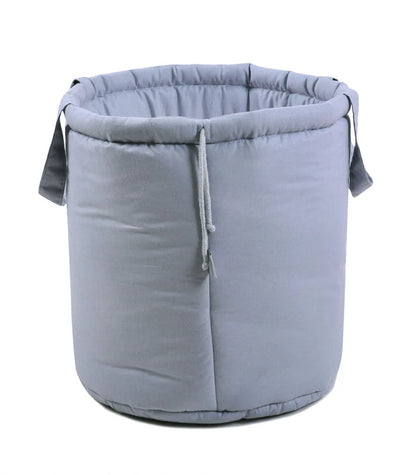 Matching soft grey storage basket from the Full den set