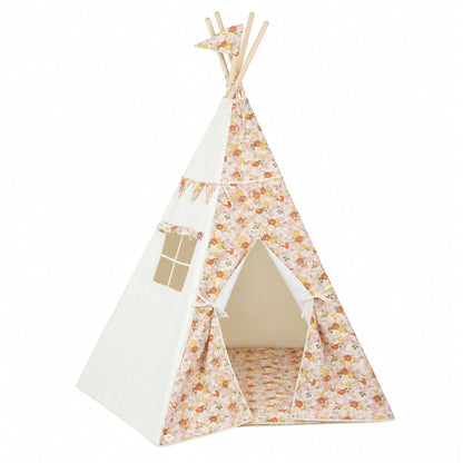 Spring Garden kids teepee, full view