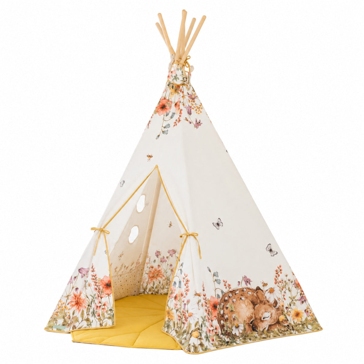 Wildflower kids teepee, full view